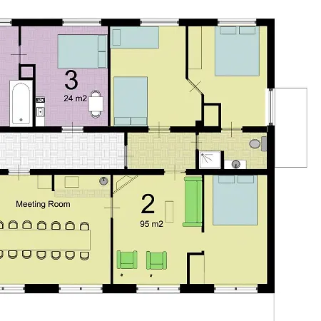 شقة Apartmenthaus Am Waldrand- Kueche - Fruehstueck - Balkon فيلديمان