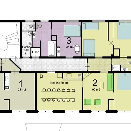 Apartmenthaus Am Waldrand- Kueche - Fruehstueck - Balkon فيلديمان