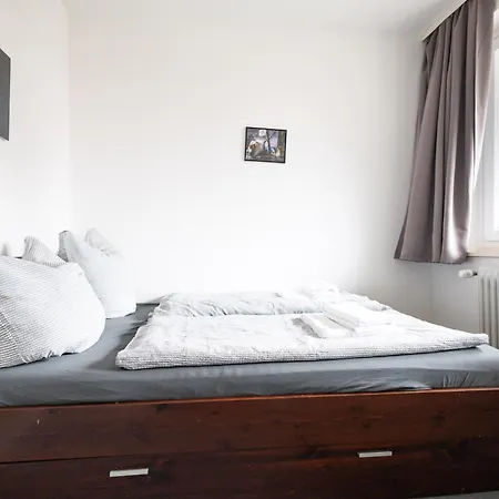 شقة Apartmenthaus Am Waldrand- Kueche - Fruehstueck - Balkon