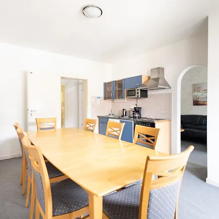 Lejlighed Apartmenthaus Am Waldrand- Kueche - Fruehstueck - Balkon