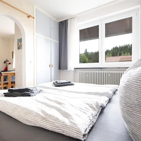 Apartmenthaus Am Waldrand- Kueche - Fruehstueck - Balkon Lejlighed Wildemann