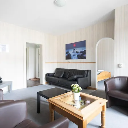Apartmenthaus Am Waldrand- Kueche - Fruehstueck - Balkon Lejlighed