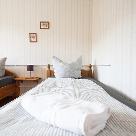 Lejlighed Apartmenthaus Am Waldrand- Kueche - Fruehstueck - Balkon