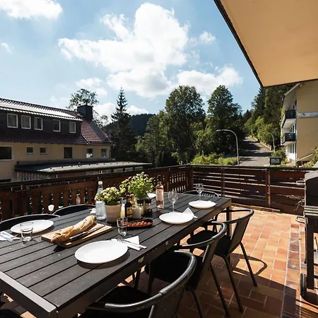 Apartmenthaus Am Waldrand- Kueche - Fruehstueck - Balkon Wildemann